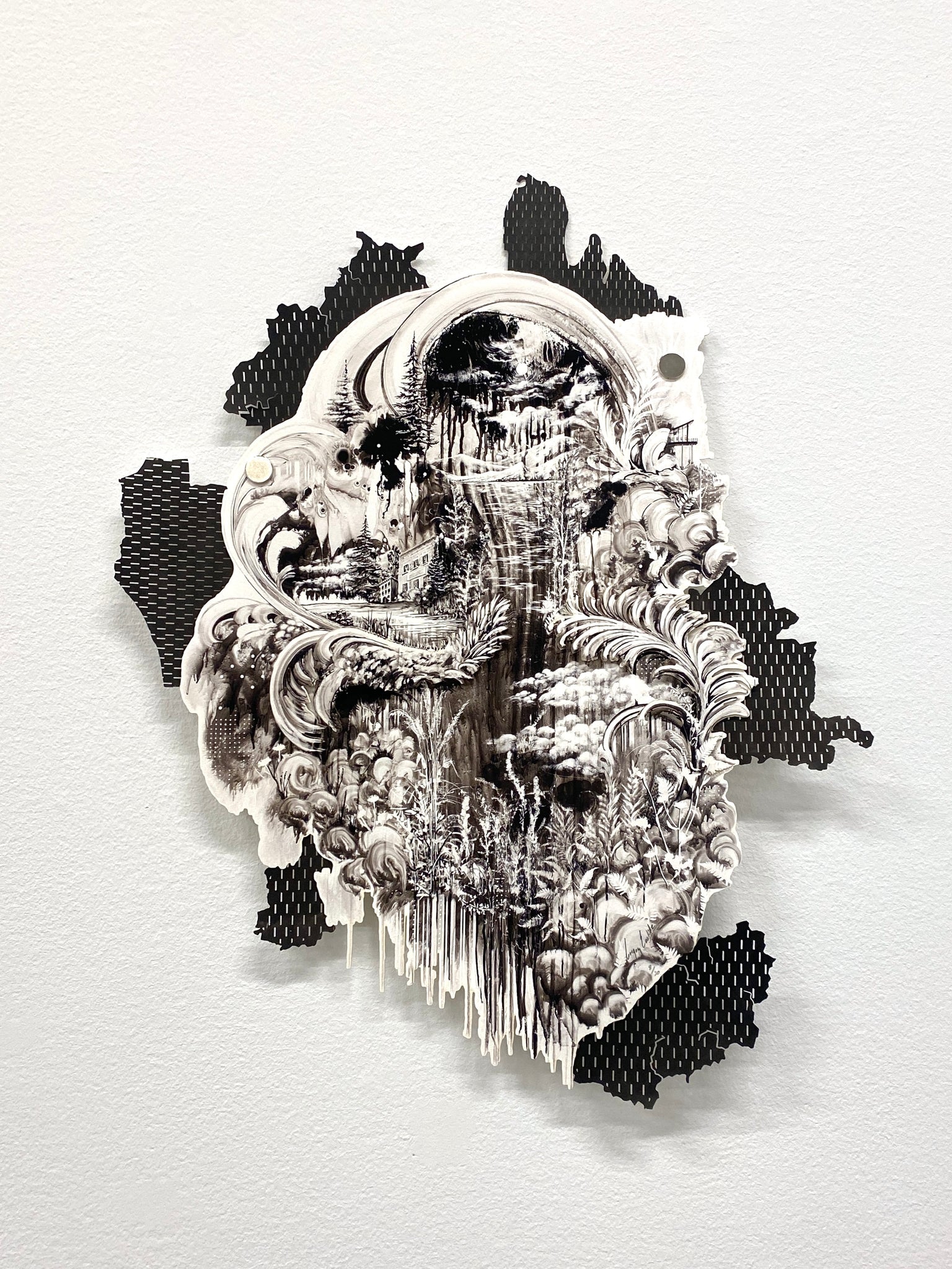Gregory Euclide - "Whiteboard Mushroom" print