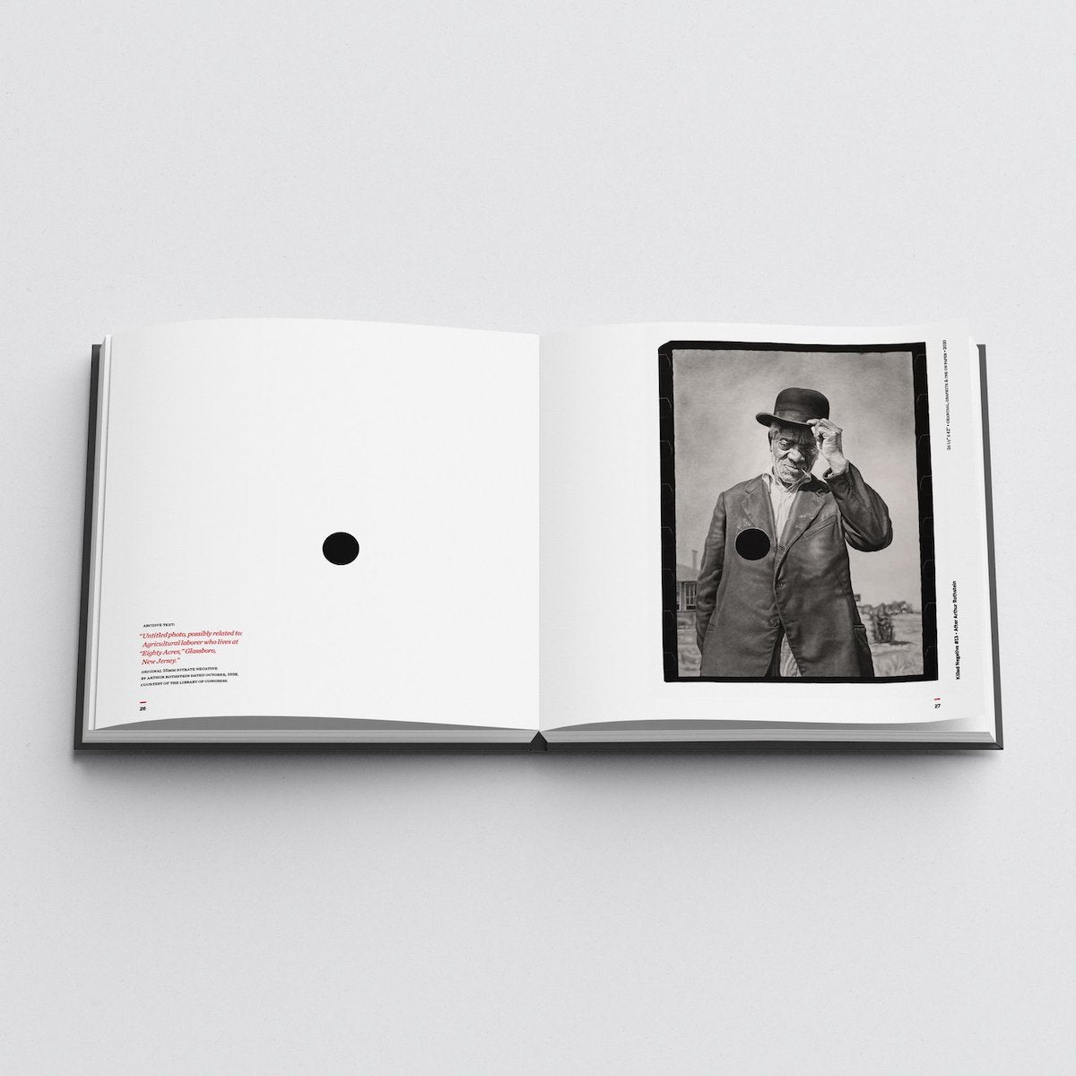 book pages, on left is drawing of man looking at viewer tipping his hat, cigarette in mouth
