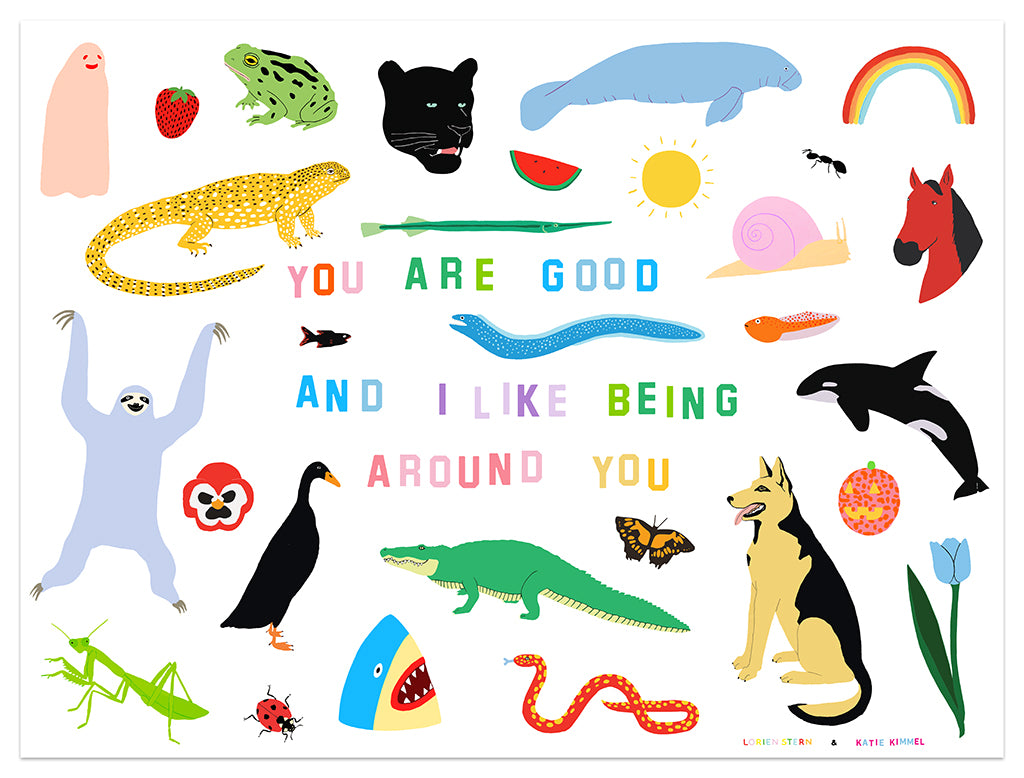 Katie Kimmel + Lorien Stern - "You Are Good" variant print