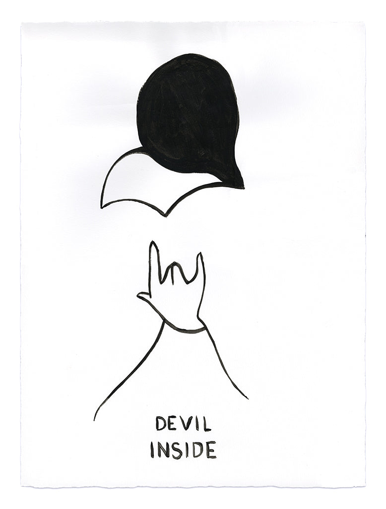 Petites Luxures - "Devil Inside" print