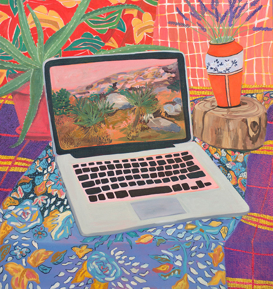 “Laptop with Landscape”